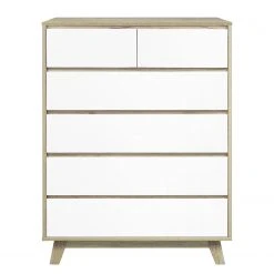 Norrwood Kommode Jano II - Weiß / Eiche Artisan Dekor -Wohnzimmermöbel boutique en ligne 1000273497 210615 13505700043 DETAILS P000000001000273497