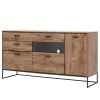 Red Living Sideboard Meevoo II - Eiche Rustikal Dekor / Graphit