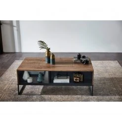 Red Living Couchtisch Meevoo - Eiche Rustikal Dekor / Graphit -Wohnzimmermöbel boutique en ligne 1000273903 210614 14470400078 MOOD DETAILS P000000001000273903 mood