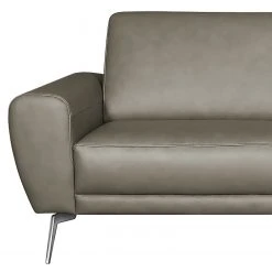 Loftscape Sofa Kerman (3-Sitzer) - Echtleder - Echtleder Nadra: Grau - Chrom glänzend -Wohnzimmermöbel boutique en ligne 1000274388 210721 13592900075 DETAILS P000000001000274388