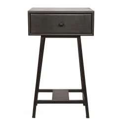 Red Living Beistelltisch Kait - Mango massiv / Metall - Schwarz -Wohnzimmermöbel boutique en ligne 1000275606 210630 12463000014 DETAILS P000000001000275606