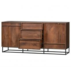Red Living Sideboard Borro II - Mango massiv / Metall - Mango / Schwarz 9 Red Living Sideboard Borro II - Mango massiv / Metall - Mango / Schwarz -Wohnzimmermöbel boutique en ligne 1000275686 210630 12482400417 DETAILS P000000001000275686