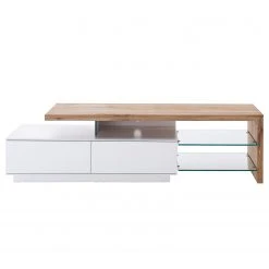 Fredriks TV-Lowboard Molios I - Eiche teilmassiv - Weiß / Eiche -Wohnzimmermöbel boutique en ligne 1000275851 220128 142748000030 DETAILS P000000001000275851