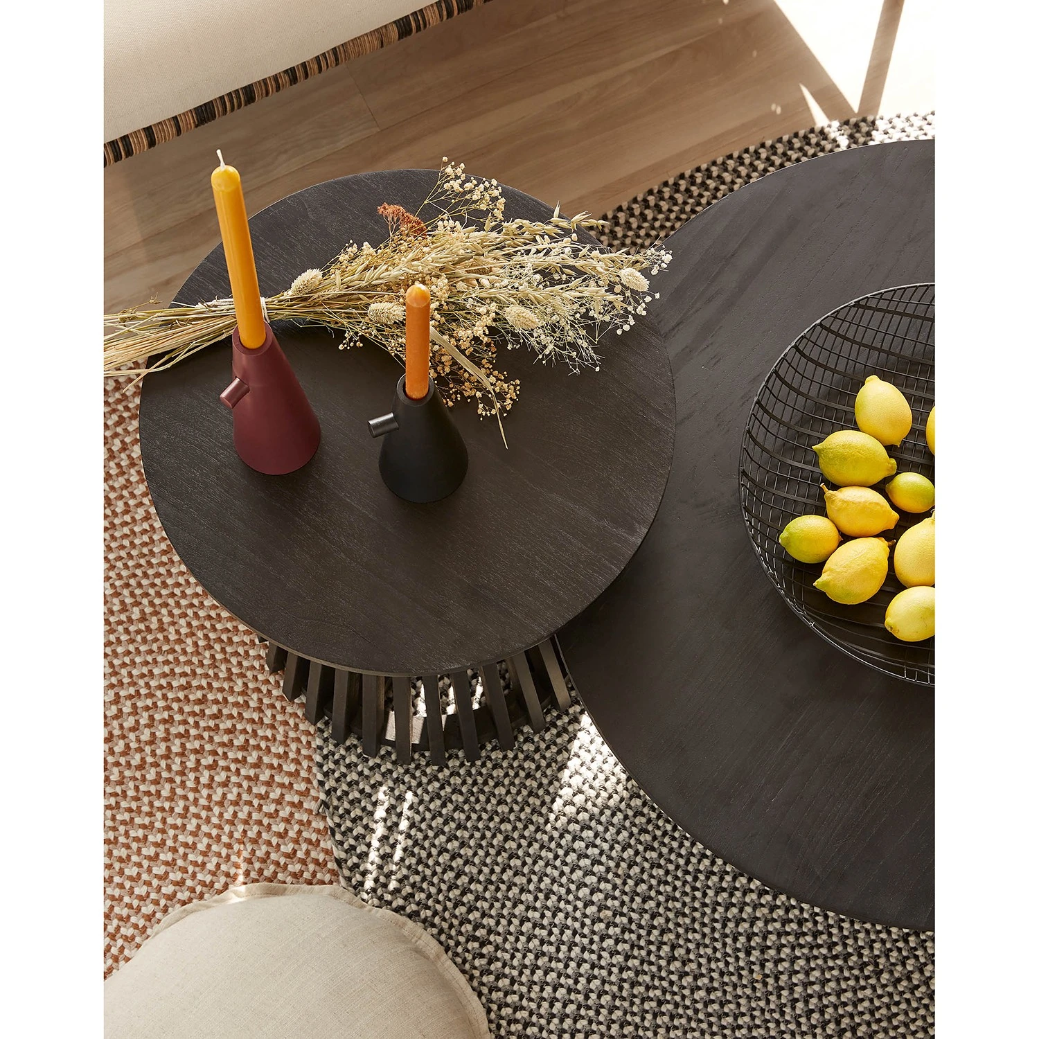 Norrwood Couchtisch Kooskia I - Mindiholz massiv / Schwarz 4 Norrwood Couchtisch Kooskia I - Mindiholz massiv / Schwarz – Bild 4