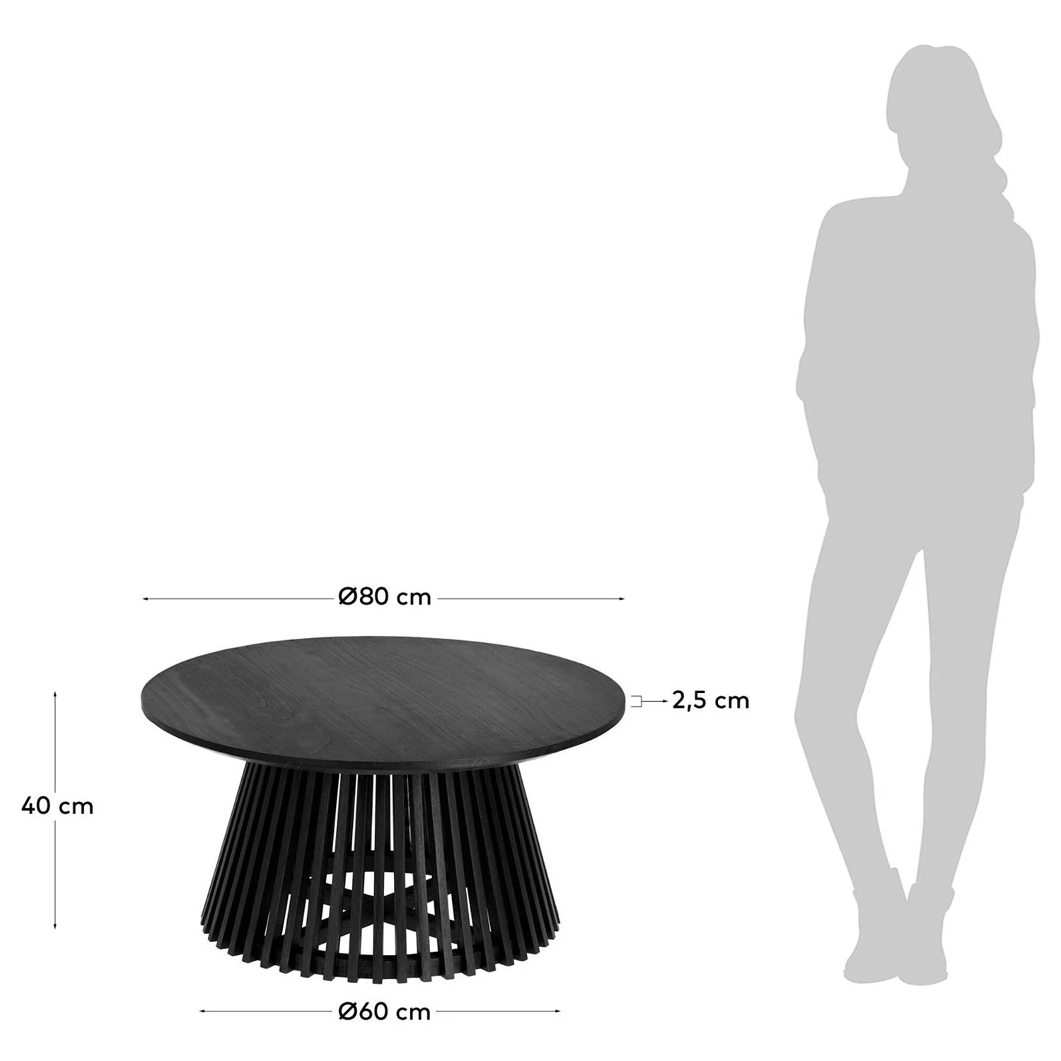 Norrwood Couchtisch Kooskia I - Mindiholz massiv / Schwarz 9 Norrwood Couchtisch Kooskia I - Mindiholz massiv / Schwarz – Bild 9