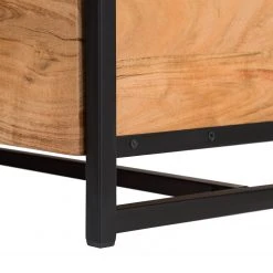 Ars manufacti TV-Lowboard Kaawo - Akazie massiv / Metall - Akazie / Schwarz -Wohnzimmermöbel boutique en ligne 1000276815 220707 085 DETAILS P000000001000276815