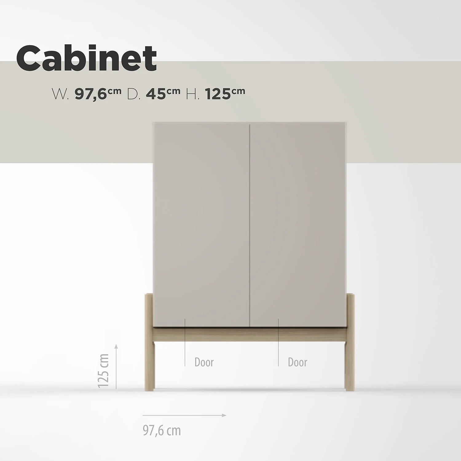 Studio Copenhagen Kommode Cooby - Muschelweiß / Eiche Hell 13 Studio Copenhagen Kommode Cooby - Muschelweiß / Eiche Hell – Bild 13