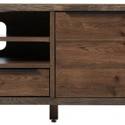 Red Living TV-Lowboard Berck - Echtholzfurnier / Metall - Raucheiche / Schwarz -Wohnzimmermöbel boutique en ligne 1000277624 210706 14080800006 DETAILS P000000001000277624