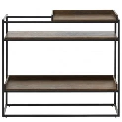 Red Living Konsolentisch Ratho - Echtholzfurnier / Metall - Raucheiche / Schwarz -Wohnzimmermöbel boutique en ligne 1000277627 210706 14081000027 DETAILS P000000001000277627