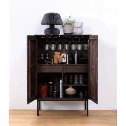 Red Living Highboard Limes - Eiche massiv / Metall - Eiche Dunkel / Schwarz -Wohnzimmermöbel boutique en ligne 1000277630 210706 14081100046 MOOD DETAILS P000000001000277630 mood