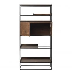 Red Living Regal Ratho - Echtholzfurnier / Metall - Raucheiche / Schwarz -Wohnzimmermöbel boutique en ligne 1000277645 210706 14081600106 DETAILS P000000001000277645