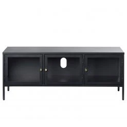 Loftscape TV-Lowboard Angelus - Metall / Glas - Schwarz -Wohnzimmermöbel boutique en ligne 1000277652 210706 14082000161 DETAILS P000000001000277652