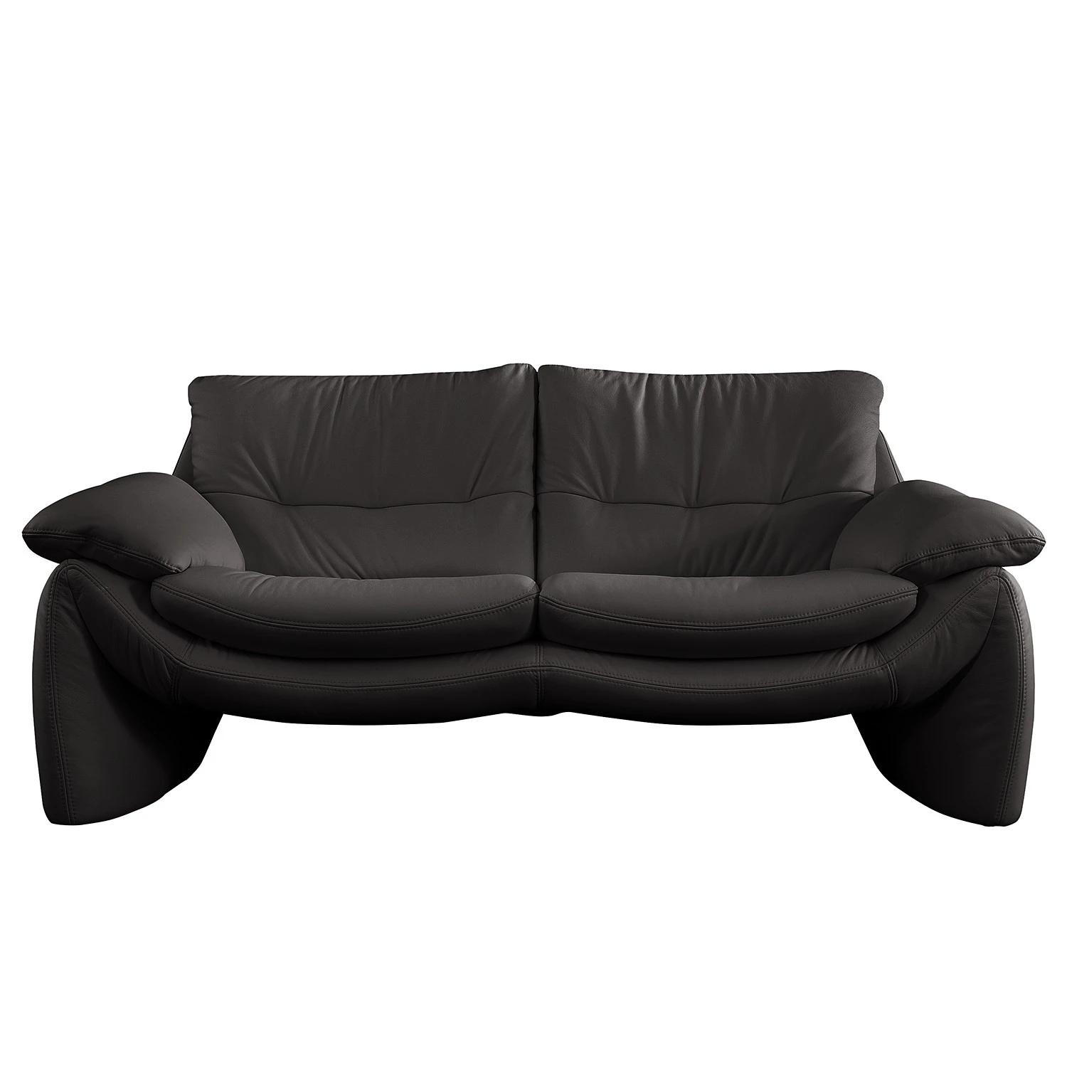 Loftscape Sofa Budal (2-Sitzer) - Echtleder - Echtleder Canela: Schwarz 4 Loftscape Sofa Budal (2-Sitzer) - Echtleder - Echtleder Canela: Schwarz – Bild 4
