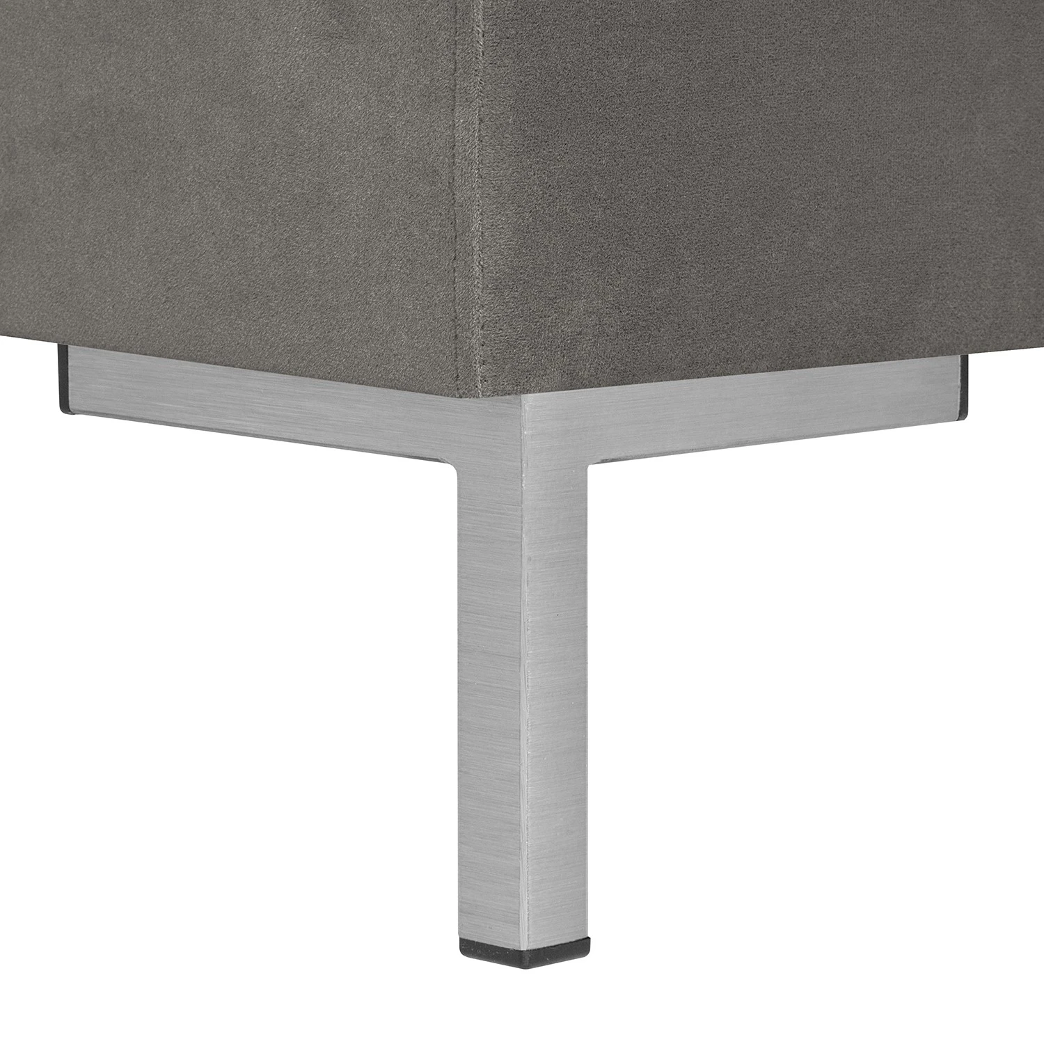 Fredriks Polsterhocker Summer - Samt Vaia: Grau 7 Fredriks Polsterhocker Summer - Samt Vaia: Grau – Bild 7