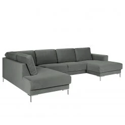 Fredriks Wohnlandschaft Summer Webstoff - Samt Vaia: Grau - Longchair davorstehend rechts / Ottomane links 29 Fredriks Wohnlandschaft Summer Webstoff - Samt Vaia: Grau - Longchair davorstehend rechts / Ottomane links -Wohnzimmermöbel boutique en ligne 1000279791 210730 10324500636 DETAILS P000000001000279791