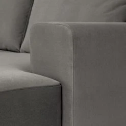 Fredriks Wohnlandschaft Summer Webstoff - Samt Vaia: Grau - Longchair davorstehend rechts / Ottomane links 42 Fredriks Wohnlandschaft Summer Webstoff - Samt Vaia: Grau - Longchair davorstehend rechts / Ottomane links -Wohnzimmermöbel boutique en ligne 1000279791 211217 13142900711 DETAILS P000000001000279791