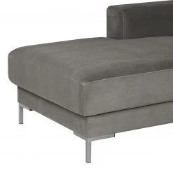 Fredriks Wohnlandschaft Summer Webstoff - Samt Vaia: Grau - Longchair davorstehend rechts / Ottomane links 45 Fredriks Wohnlandschaft Summer Webstoff - Samt Vaia: Grau - Longchair davorstehend rechts / Ottomane links -Wohnzimmermöbel boutique en ligne 1000279791 211217 13143000744 DETAILS P000000001000279791