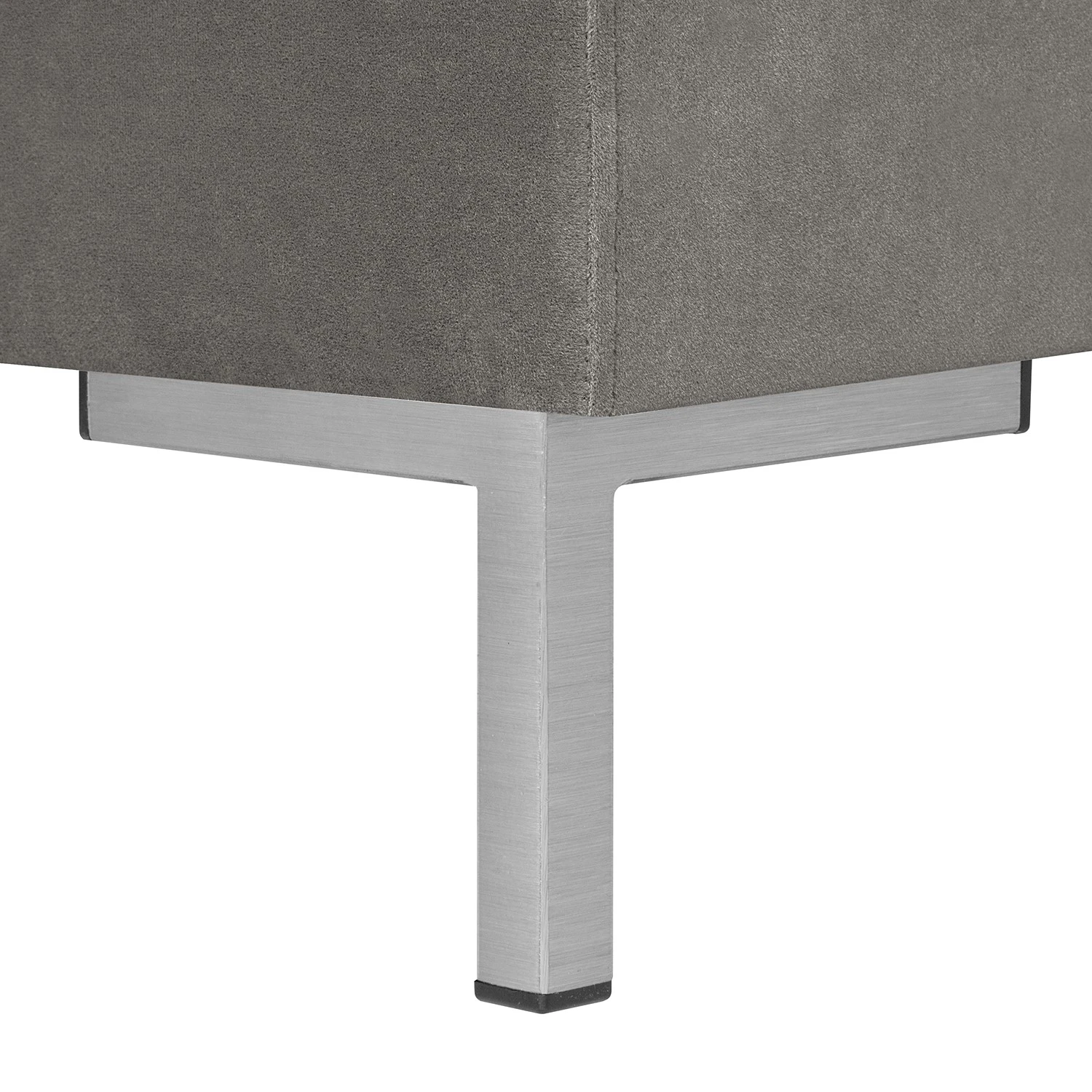 Fredriks Wohnlandschaft Summer Webstoff - Samt Vaia: Grau - Longchair davorstehend rechts / Ottomane links 24 Fredriks Wohnlandschaft Summer Webstoff - Samt Vaia: Grau - Longchair davorstehend rechts / Ottomane links – Bild 24