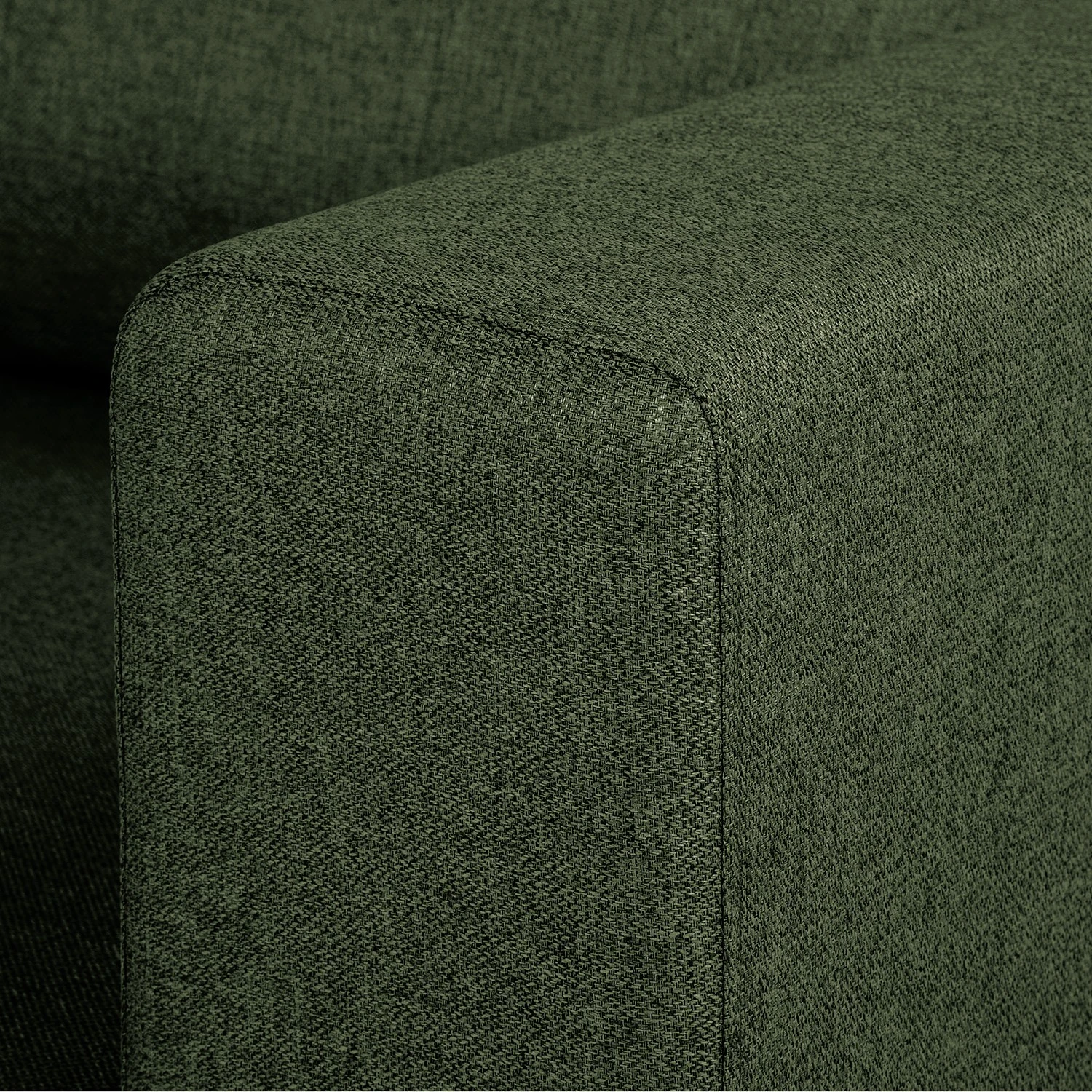 Fredriks Ecksofa Summer - Webstoff Mavie: Dunkelgrün - Longchair davorstehend rechts - Mit Schlaffunktion 8 Fredriks Ecksofa Summer - Webstoff Mavie: Dunkelgrün - Longchair davorstehend rechts - Mit Schlaffunktion – Bild 8