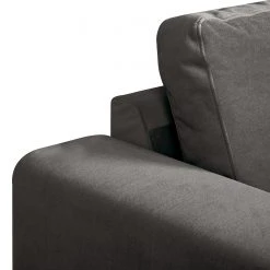 Fredriks Ecksofa Summer - Samt Vaia: Dunkelgrau - Longchair davorstehend rechts - Mit Schlaffunktion -Wohnzimmermöbel boutique en ligne 1000279810 211217 13144000895 DETAILS P000000001000279810