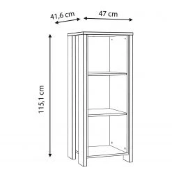 Regal Clifford - 47 x 115 cm -Wohnzimmermöbel boutique en ligne 1000280661 210813 08153800046 SKETCH DETAILS P000000001000280661 sketch