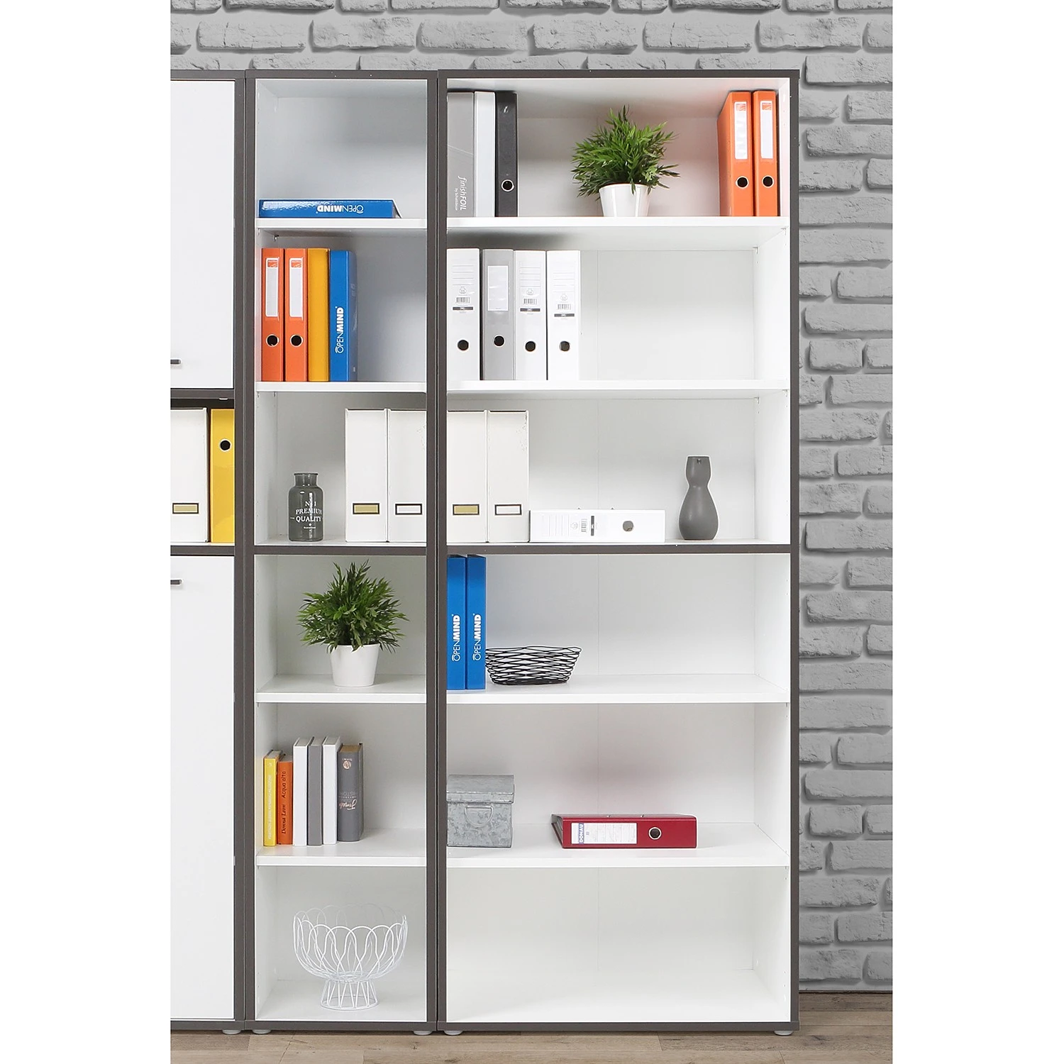 Fredriks Regal Kendrick IV - Weiß / Grau 2 Fredriks Regal Kendrick IV - Weiß / Grau – Bild 2