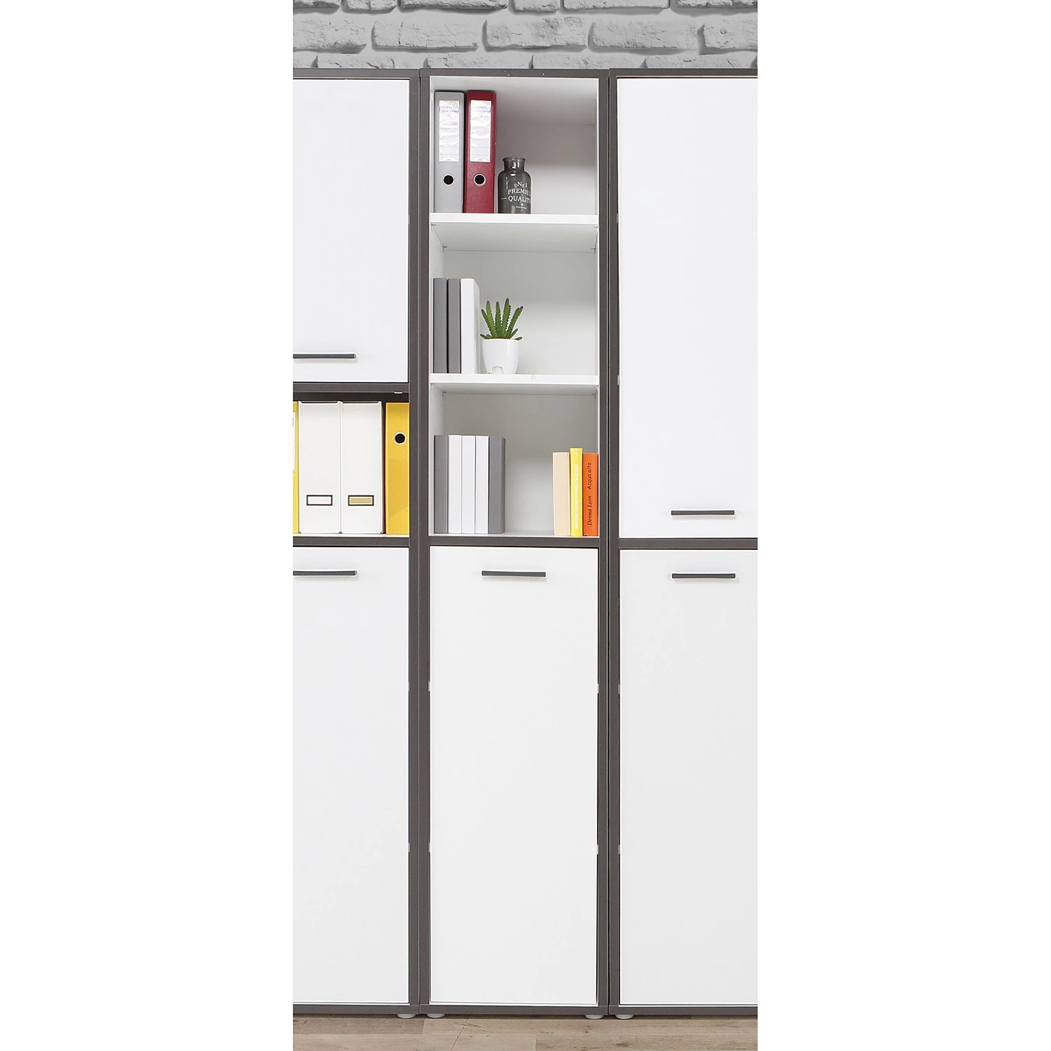 Fredriks Regal Kendrick II - Weiß / Grau 2 Fredriks Regal Kendrick II - Weiß / Grau – Bild 2