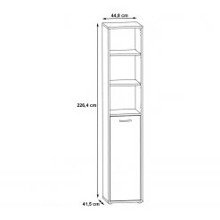 Fredriks Regal Kendrick II - Weiß / Grau 16 Fredriks Regal Kendrick II - Weiß / Grau -Wohnzimmermöbel boutique en ligne 1000280686 210813 08154900223 SKETCH DETAILS P000000001000280686 sketch
