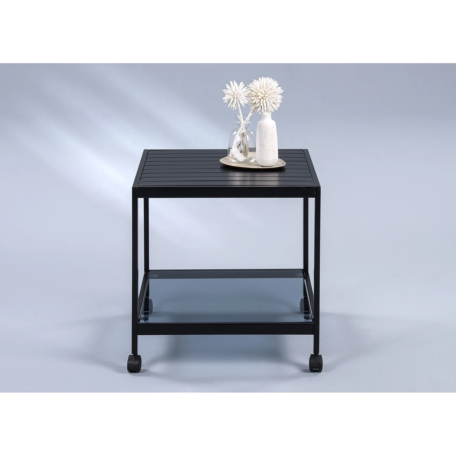 Loftscape Couchtisch Talsi - Metall / Glas - Schwarz 3 Loftscape Couchtisch Talsi - Metall / Glas - Schwarz – Bild 3