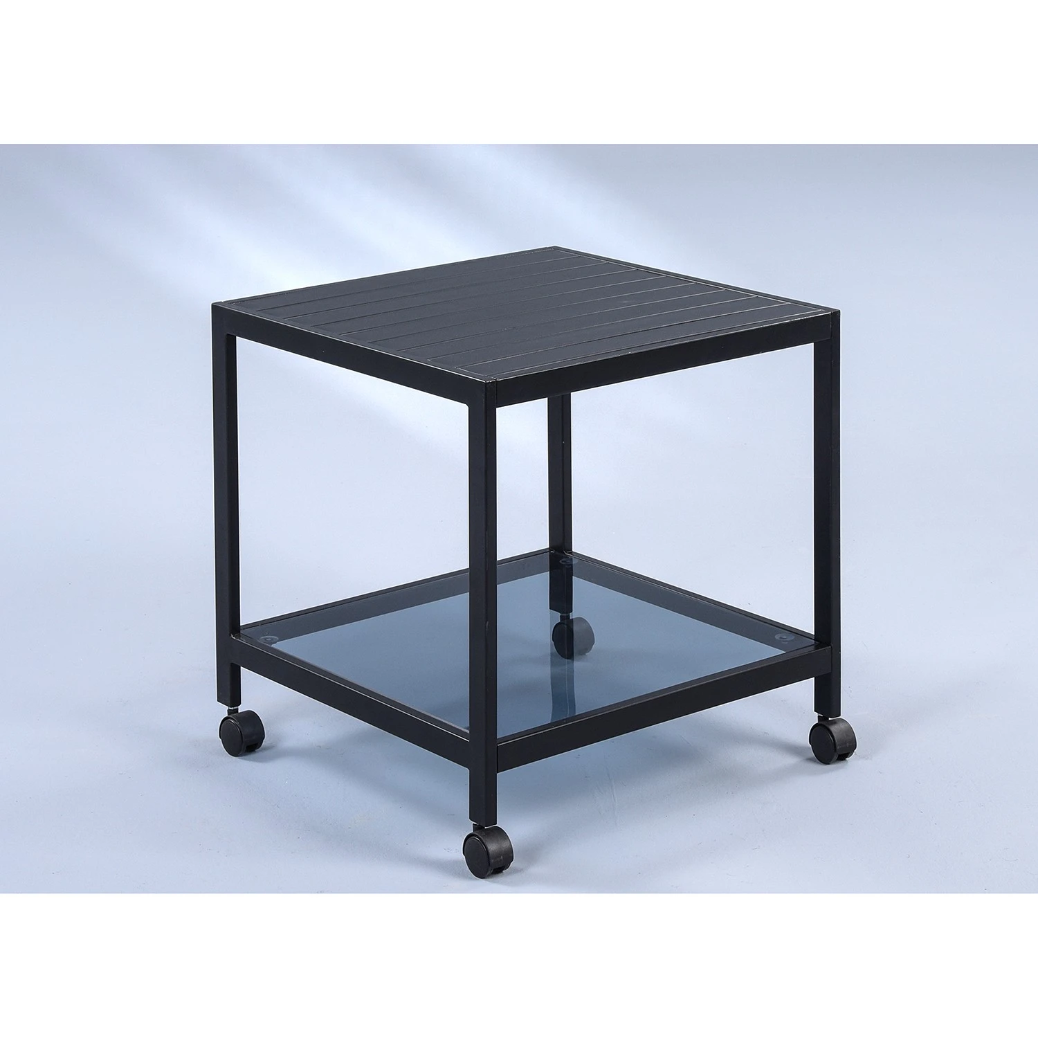 Loftscape Couchtisch Talsi - Metall / Glas - Schwarz 4 Loftscape Couchtisch Talsi - Metall / Glas - Schwarz – Bild 4