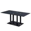 Loftscape Couchtisch Narva - Glas / Metall - Schwarz