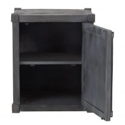 Wolf-Möbel Nachtkommode Container II - Akazie Grau -Wohnzimmermöbel boutique en ligne 1000281789 220616 032 DETAILS P000000001000281789