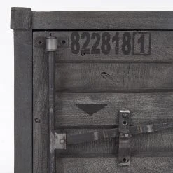 Wolf-Möbel Nachtkommode Container II - Akazie Grau -Wohnzimmermöbel boutique en ligne 1000281789 220616 035 DETAILS P000000001000281789