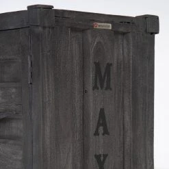 Wolf-Möbel Nachtkommode Container II - Akazie Grau -Wohnzimmermöbel boutique en ligne 1000281789 220616 037 DETAILS P000000001000281789