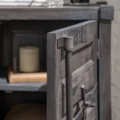 Wolf-Möbel Nachtkommode Container II - Akazie Grau -Wohnzimmermöbel boutique en ligne 1000281789 220728 023 MOOD DETAILS P000000001000281789 mood