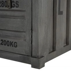 Wolf-Möbel TV-Lowboard Container I - Akazie massiv - Akazie Grau -Wohnzimmermöbel boutique en ligne 1000281798 220615 038 DETAILS P000000001000281798