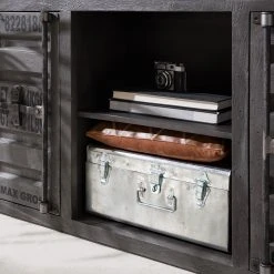 Wolf-Möbel TV-Lowboard Container I - Akazie massiv - Akazie Grau -Wohnzimmermöbel boutique en ligne 1000281798 220621 023 MOOD DETAILS P000000001000281798 mood