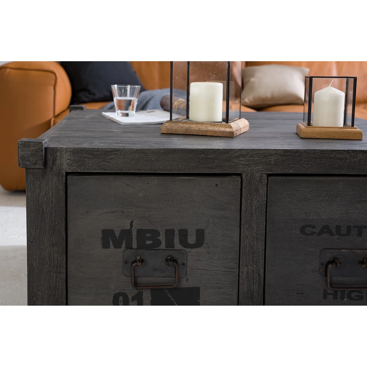 Wolf-Möbel Couchtisch Container I - Akazie Grau 6 Wolf-Möbel Couchtisch Container I - Akazie Grau – Bild 6