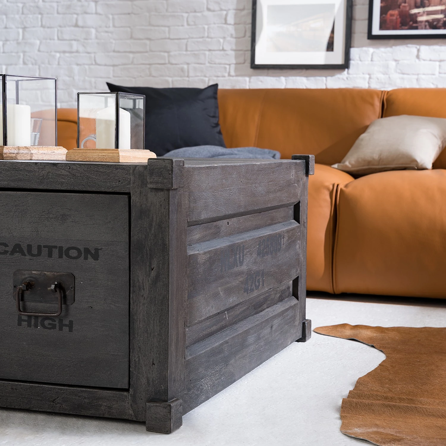 Wolf-Möbel Couchtisch Container I - Akazie Grau 11 Wolf-Möbel Couchtisch Container I - Akazie Grau – Bild 11