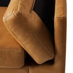 Studio Copenhagen 2-Sitzer Sofa COSO Classic+ - Echtleder Taru: Hellbraun - Schwarz -Wohnzimmermöbel boutique en ligne 1000281817 211007 13070400088 DETAILS P000000001000281817