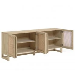 Loftscape Sideboard Risley - Mindi massiv / Rattan -Wohnzimmermöbel boutique en ligne 1000282685 210729 06153000017 DETAILS P000000001000282685