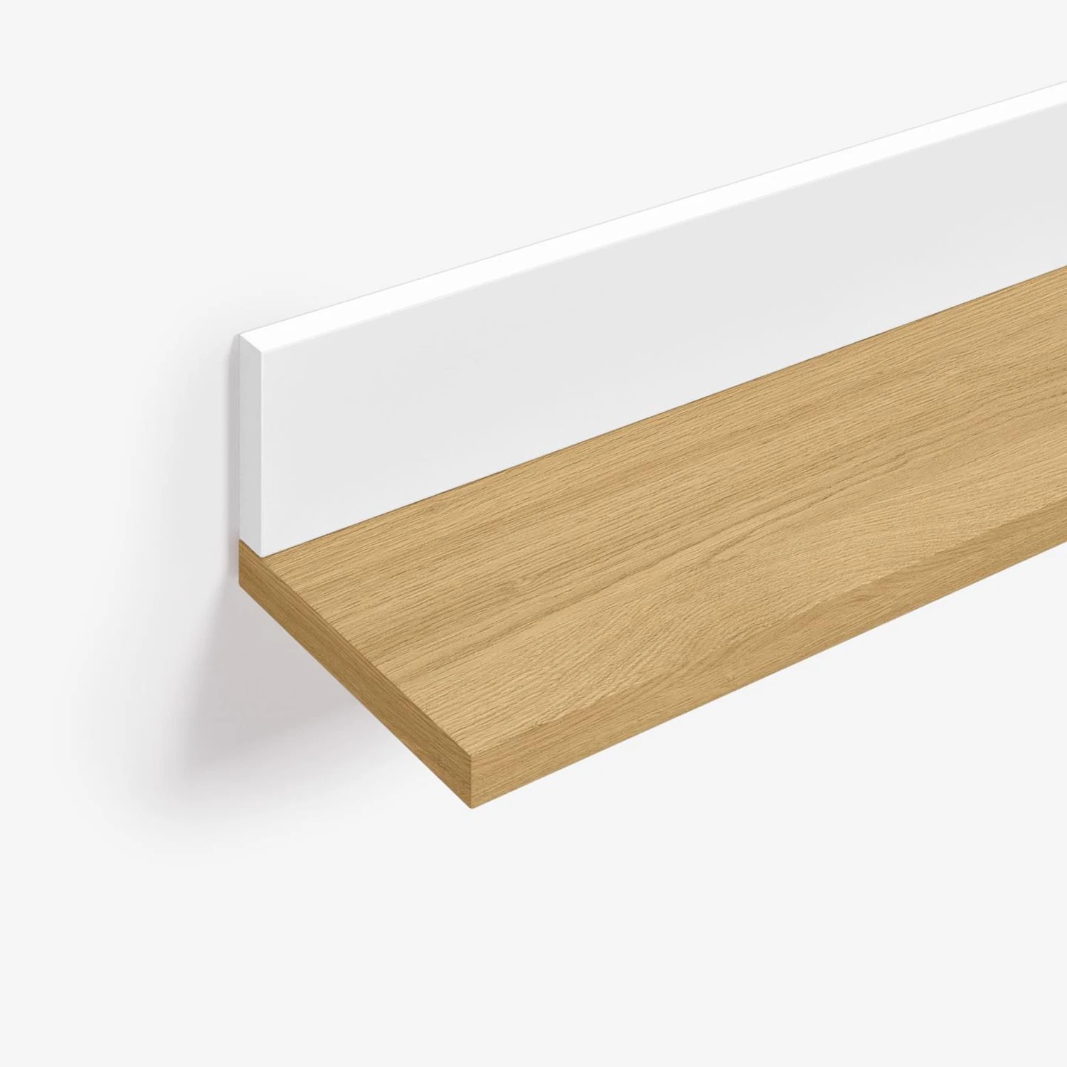 Loftscape Wandboard Agueda - Echtholzfurnier - Weiß / Eiche 2 Loftscape Wandboard Agueda - Echtholzfurnier - Weiß / Eiche – Bild 2