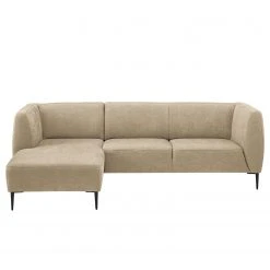 Ponsel Polstermöbel Ecksofa Colon - Flachgewebe Hada: Beige - Longchair davorstehend links -Wohnzimmermöbel boutique en ligne 1000283299 220330 030 DETAILS P000000001000283299