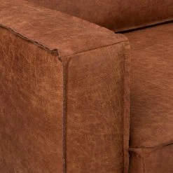 Ars manufacti Sofa Hanks (3-Sitzer) - Antiklederlook - Microfaser Yaka: Cognac -Wohnzimmermöbel boutique en ligne 1000283526 210817 15274700989 DETAILS P000000001000283526