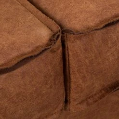 Ars manufacti Sofa Hanks (3-Sitzer) - Antiklederlook - Microfaser Yaka: Cognac -Wohnzimmermöbel boutique en ligne 1000283526 210817 15274700997 DETAILS P000000001000283526