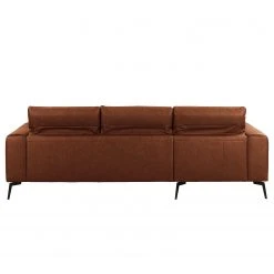 Ars manufacti Ecksofa Kalies - Echtleder - Echtleder Padme: Cognac - Longchair davorstehend links - Sitztiefenverstellung -Wohnzimmermöbel boutique en ligne 1000283566 210817 15271700558 DETAILS P000000001000283566