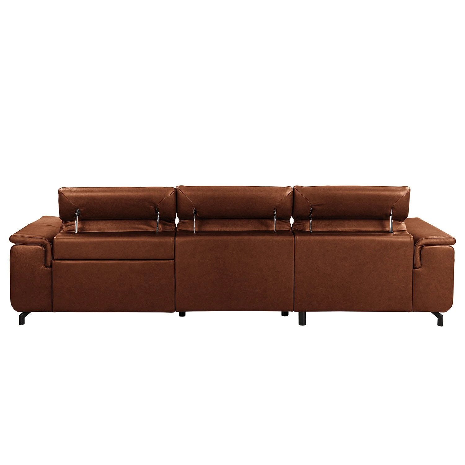 Ars manufacti Ecksofa Lagor - Echtleder - Echtleder Padme: Cognac - Longchair davorstehend links - Relaxfunktion 3 Ars manufacti Ecksofa Lagor - Echtleder - Echtleder Padme: Cognac - Longchair davorstehend links - Relaxfunktion – Bild 3