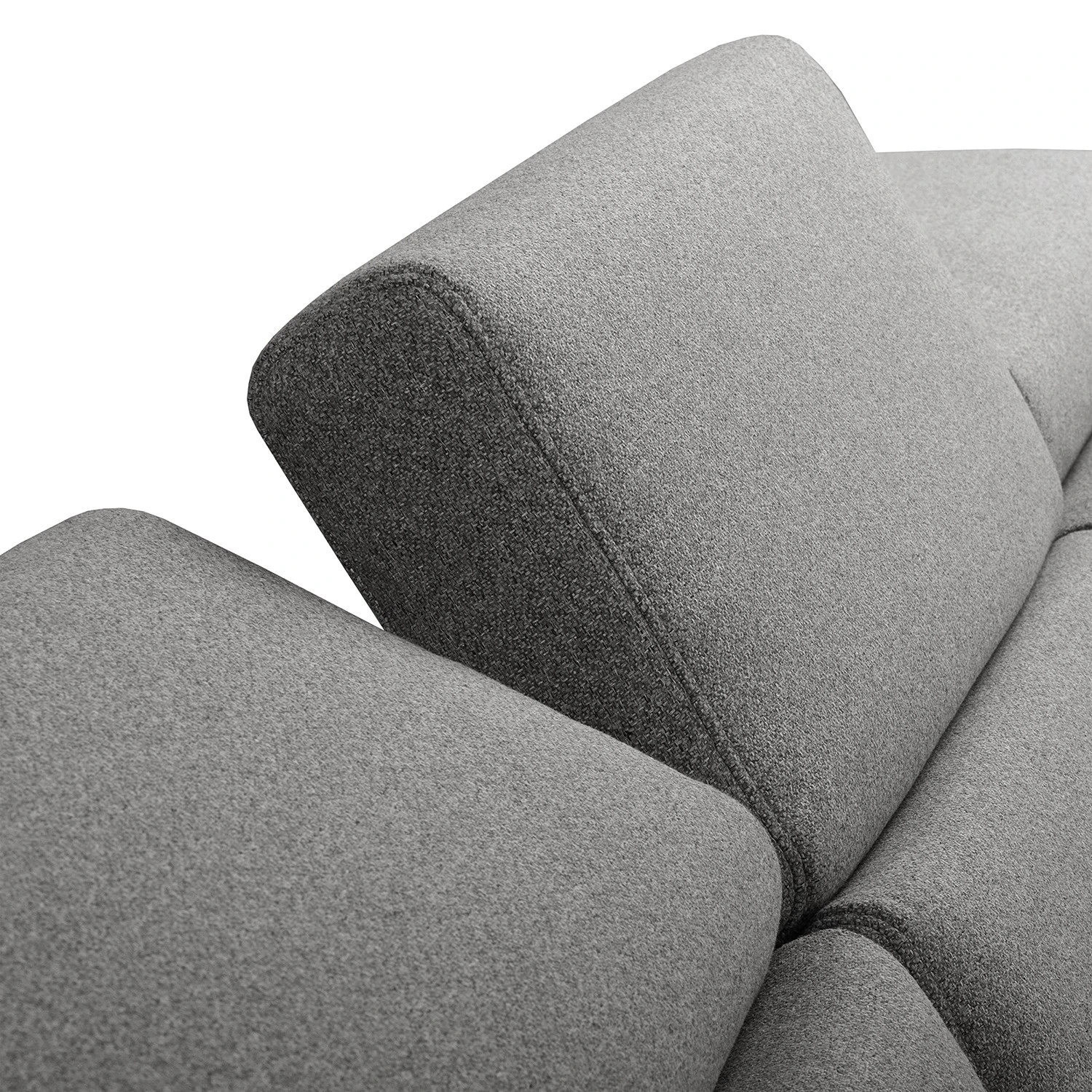 Ars manufacti Ecksofa Muna - Webstoff - Webstoff Arda: Anthrazit - Longchair davorstehend links 7 Ars manufacti Ecksofa Muna - Webstoff - Webstoff Arda: Anthrazit - Longchair davorstehend links – Bild 7