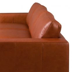 Ars manufacti Ecksofa Neuss - Echtleder - Echtleder Cerys: Cognac - Longchair davorstehend rechts -Wohnzimmermöbel boutique en ligne 1000283606 210817 15265000185 DETAILS P000000001000283606