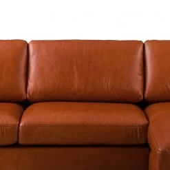 Ars manufacti Ecksofa Neuss - Echtleder - Echtleder Cerys: Cognac - Longchair davorstehend rechts -Wohnzimmermöbel boutique en ligne 1000283606 210817 15265000187 DETAILS P000000001000283606